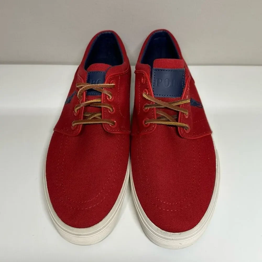 Polo Ralph Lauren | Faxon Low Boat Shoes | Burgundy Red | Men’s Size 7